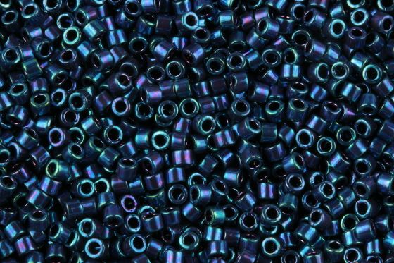 Delica Beads 11/0 DB1005 Metallic Purple/Gold Iris