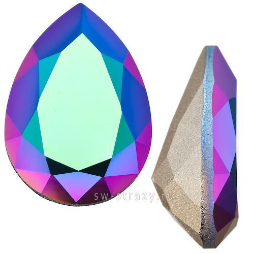 Кристаллы 4320 18x13 mm Crystal Scarabaeus Green