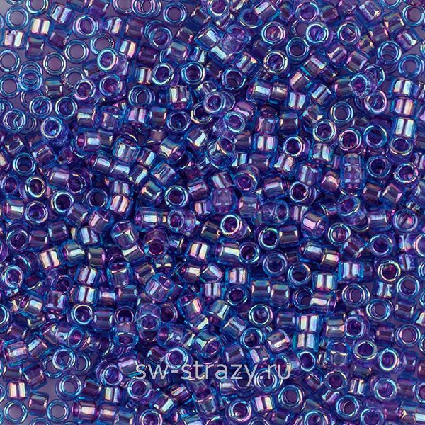 Бисер Treasures 11/0 #0776 Фиолетовый/радужный