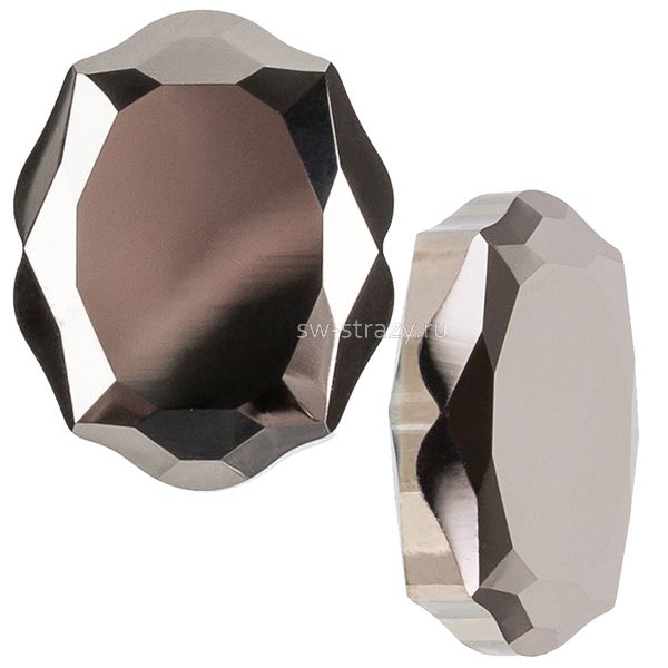 Кристаллы 4142 18x14 mm Crystal Light Chrome