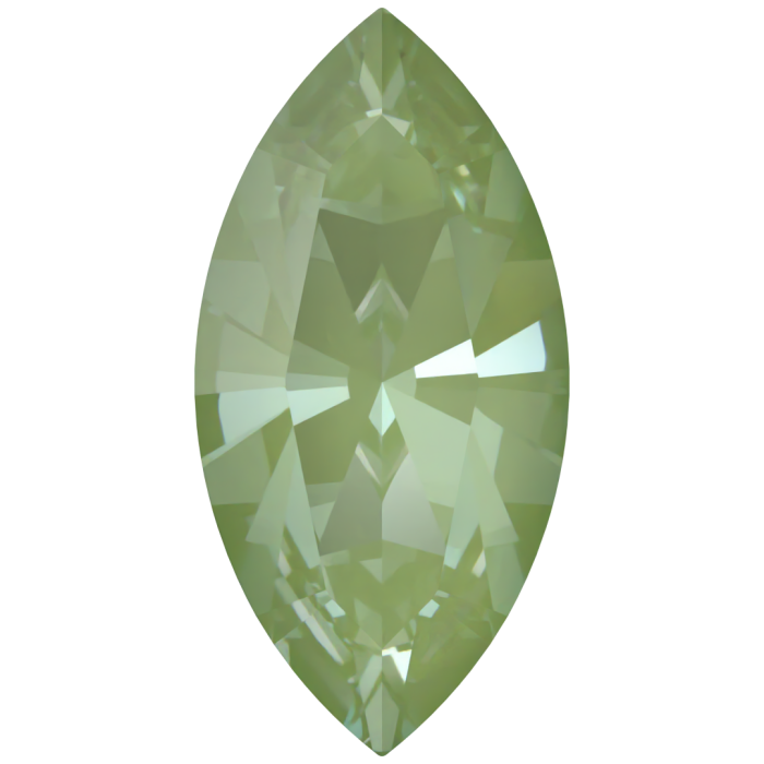 Кристаллы 4228 10x5 mm Crystal Paradise Green Lux