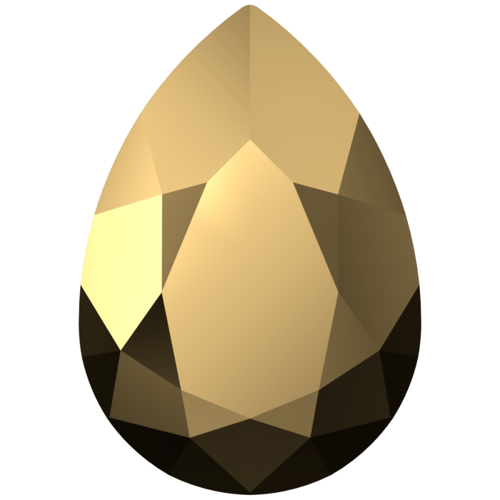 Кристаллы 4320 8x6 mm Crystal Aurum