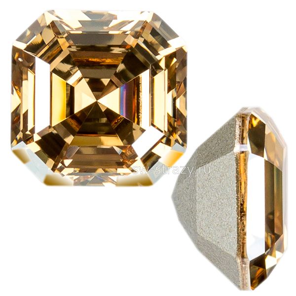 Кристаллы 4480 10 mm Crystal Golden Shadow