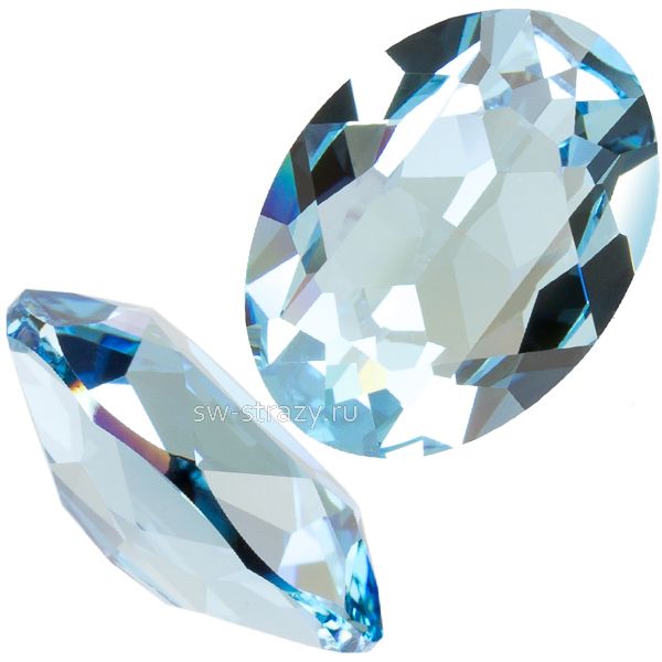 Кристаллы 4120 14x10 mm Aquamarine Ignite