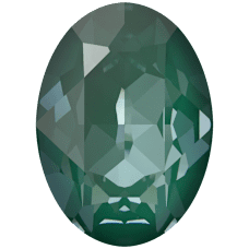 Кристаллы 4120 18x13 mm Crystal Pine Green Ignite