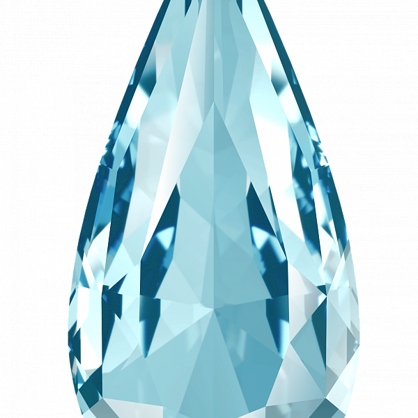 Кристаллы 4322 10x5 mm Aquamarine
