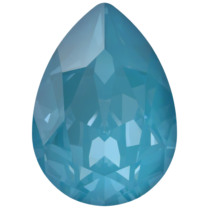 Кристаллы 4320 14x10 mm Crystal Teal Ignite