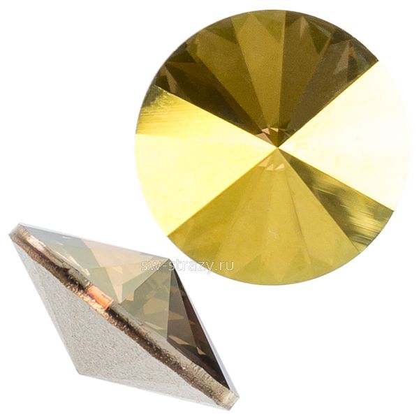 Риволи 1122 14 mm Crystal Iridescent Green F