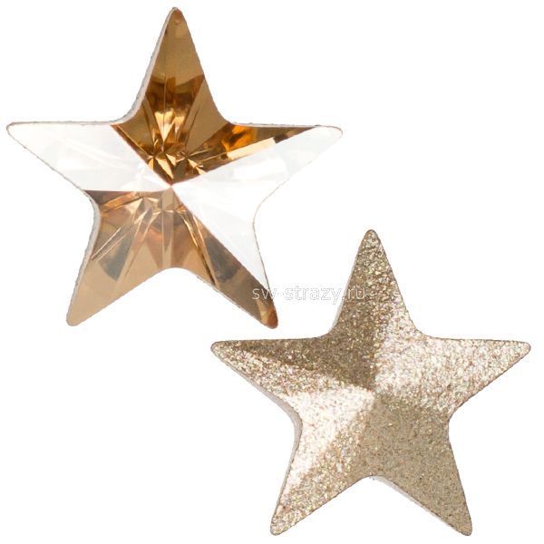 Кристаллы 4745 5 mm Crystal Golden Shadow