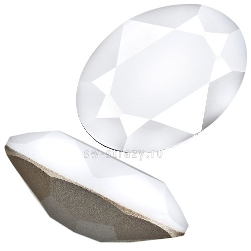 Кристаллы 4120 18x13 mm White Alabaster