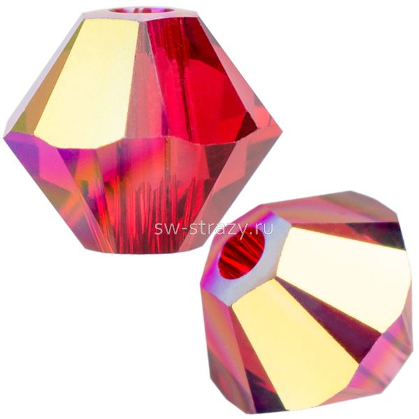 Бусины 5328 3 mm Scarlet AB