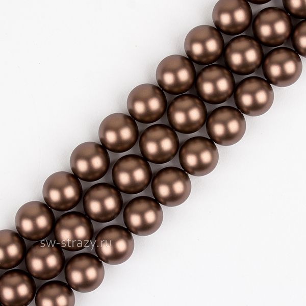 Жемчужины 5810 8 mm Crystal Velvet Brown Pearl