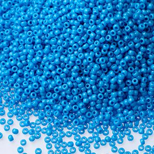 Бисер круглый 11/0 #0043D Непрозрачный, светлый василек