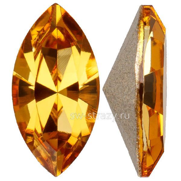 Кристаллы 4228 15x7 mm Golden Topaz