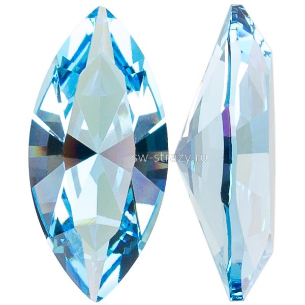 Кристаллы 4228 10x5 mm Aquamarine Ignite