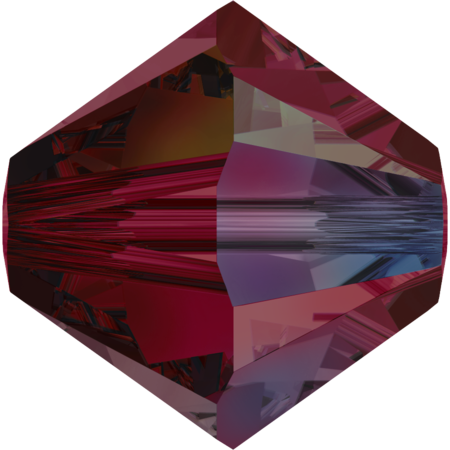 Бусины 5328 4 mm Ruby AB