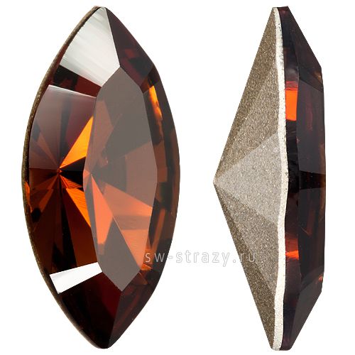 Кристаллы 4228 10x5 mm Smoked Topaz