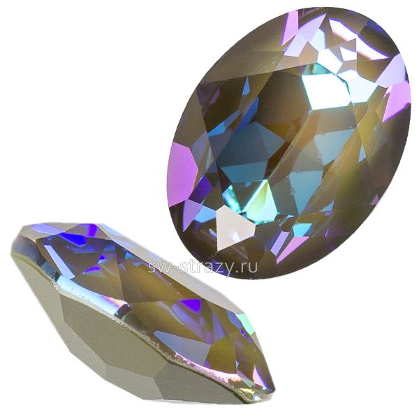 Кристаллы 4120 18x13 mm Crystal Army Green Delite